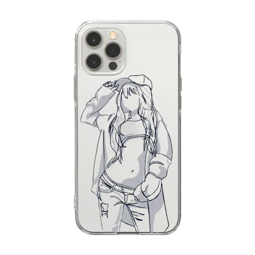 ボーイッシュ女子 Soft Clear Smartphone Case