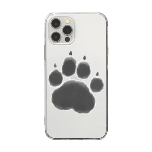 cat paw Soft Clear Smartphone Case