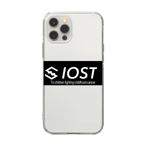 IOST ロゴ+  Soft Clear Smartphone Case