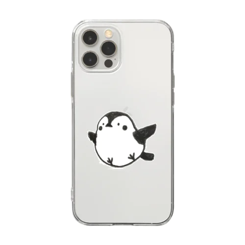 hacy's スズメイラスト Soft Clear Smartphone Case