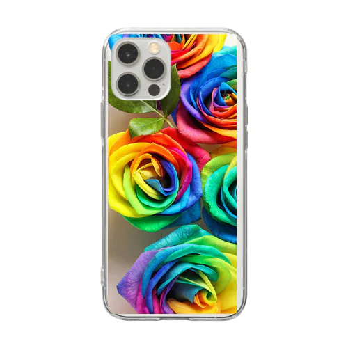 rainbow loads Soft Clear Smartphone Case