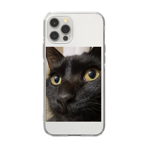 黒猫天ちゃん Soft Clear Smartphone Case