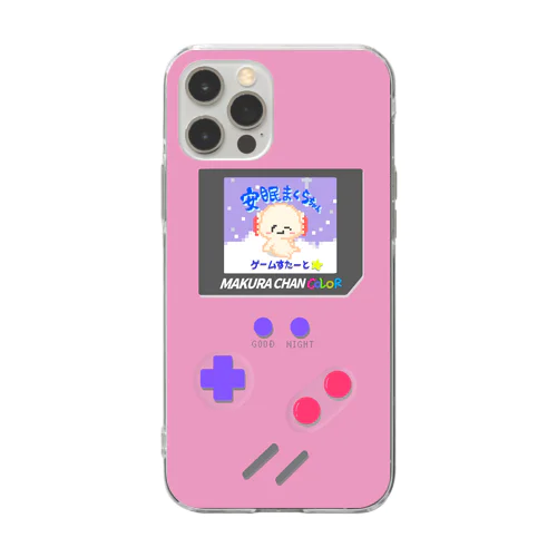 げーみんぐまくらちゃん Soft Clear Smartphone Case