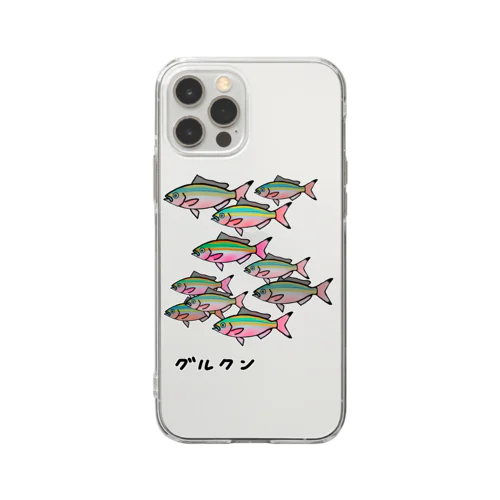 【魚シリーズ】グルクン♪群れ♪221107 Soft Clear Smartphone Case