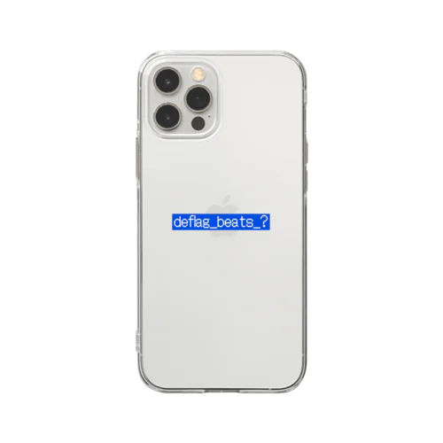 deflag_beats_? Soft Clear Smartphone Case