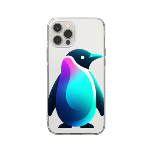 スタイリッシュペンギン Soft Clear Smartphone Case