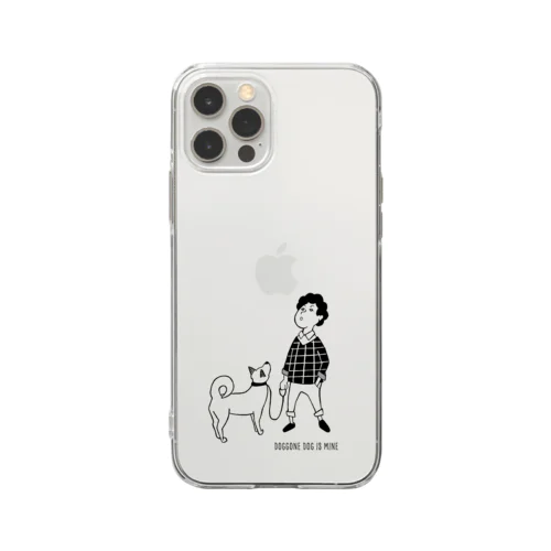 たまには上を向いてみる Soft Clear Smartphone Case