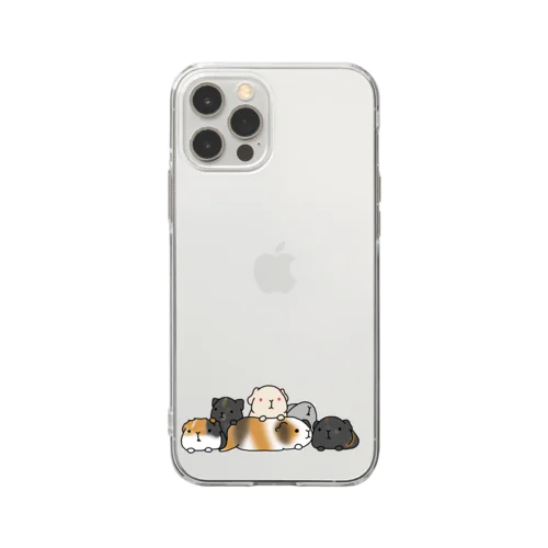 ぐうたらもるちゃんずその2 Soft Clear Smartphone Case