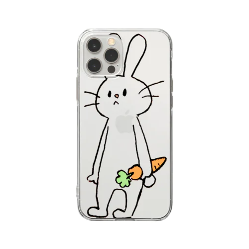 うさぎ Soft Clear Smartphone Case