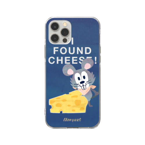 チーズはここに！ Soft Clear Smartphone Case