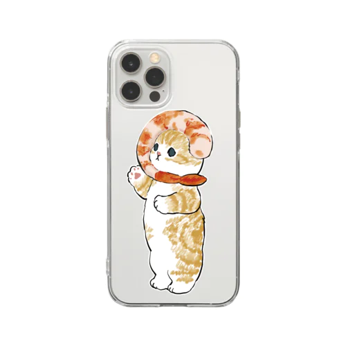 えびにゃん Soft Clear Smartphone Case