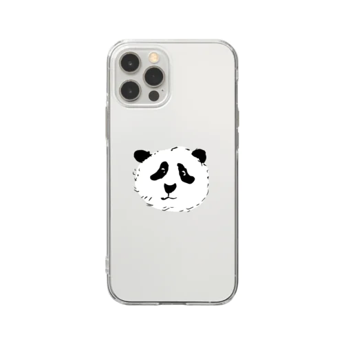 笹を正しく食べるパンダ Soft Clear Smartphone Case