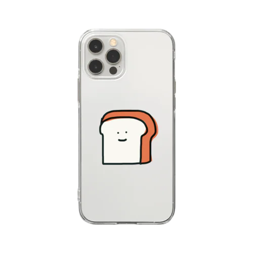 食ぱんくん Soft Clear Smartphone Case