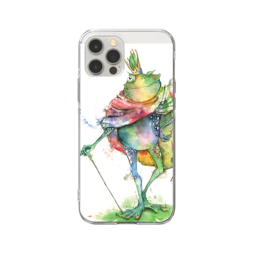 蛙の王 Soft Clear Smartphone Case