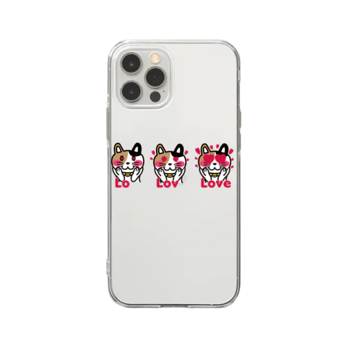 ねこLove Soft Clear Smartphone Case