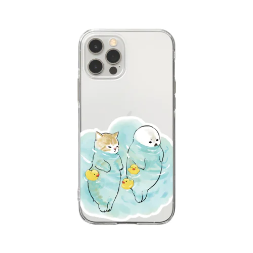 海とにゃんこ Soft Clear Smartphone Case