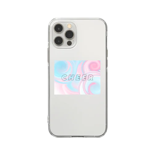 ぐるぐるワタアメ　チア Soft Clear Smartphone Case