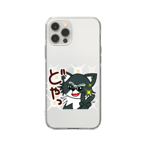 荒ぶるチワワ Soft Clear Smartphone Case