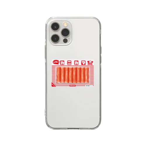 伝説のカニカマ Soft Clear Smartphone Case