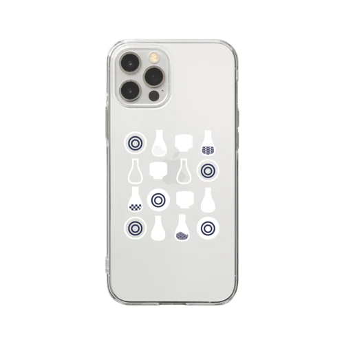 日本酒大好き Soft Clear Smartphone Case