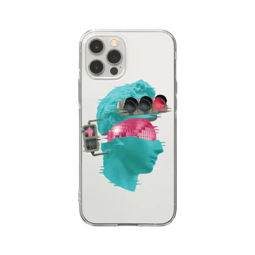 K collage01 Soft Clear Smartphone Case