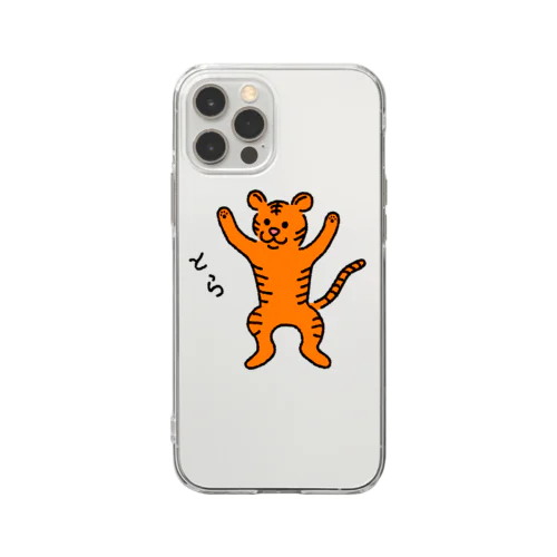 とら？ Soft Clear Smartphone Case