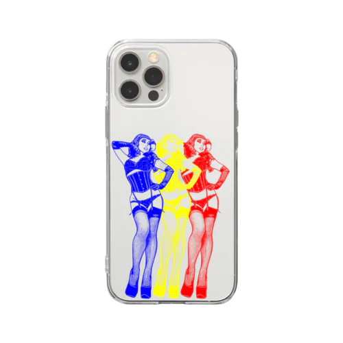 トリプル・ウノ（信号） Soft Clear Smartphone Case