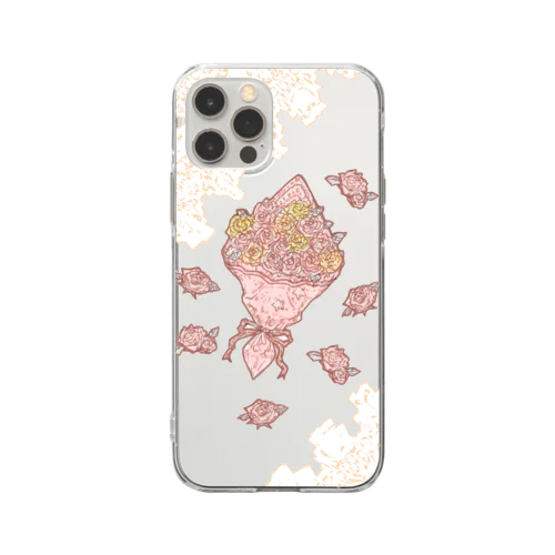 clear flower ソフトクリアスマホケース Soft Clear Smartphone Case