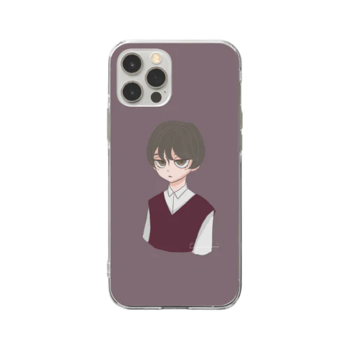 boy Soft Clear Smartphone Case