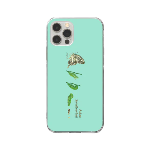 Asian swallowtail  Soft Clear Smartphone Case