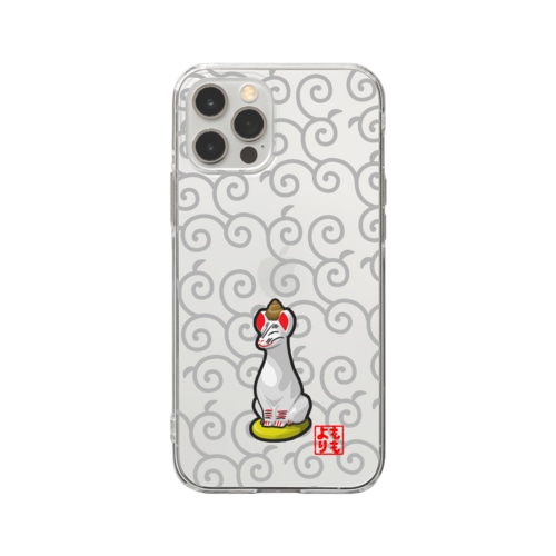 伏見の狐 Soft Clear Smartphone Case