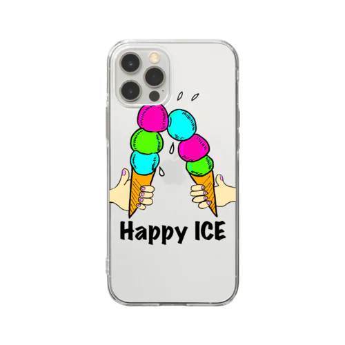 ハッピーアイス Soft Clear Smartphone Case