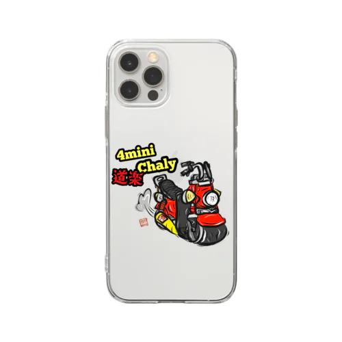 数量限定ミニバイクシリーズ(道楽Chaly ver) Soft Clear Smartphone Case