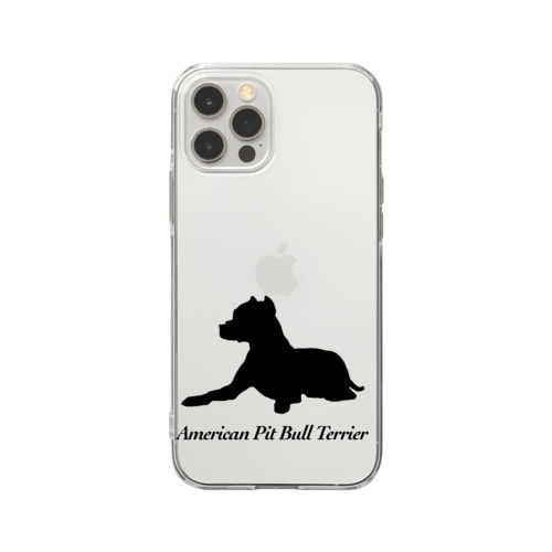 アメリカンピットブルテリア Soft Clear Smartphone Case