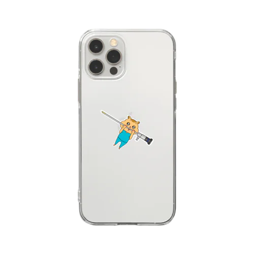 オペ看ハム（30°光学視管） Soft Clear Smartphone Case