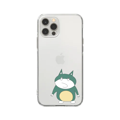 きれいなみどりのやつ Soft Clear Smartphone Case