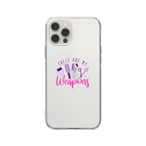 美容師さん Soft Clear Smartphone Case