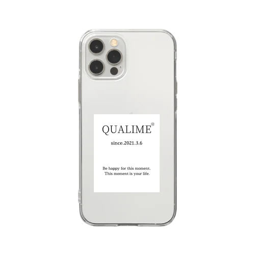QUALIME Soft Clear Smartphone Case