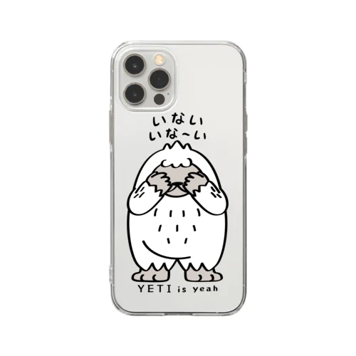 CT121　YETIisyeah*いないいないばぁA*片面プリント用 Soft Clear Smartphone Case