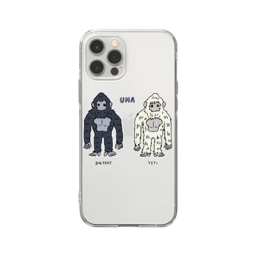 UMA ビッグフット＆イエティ Soft Clear Smartphone Case