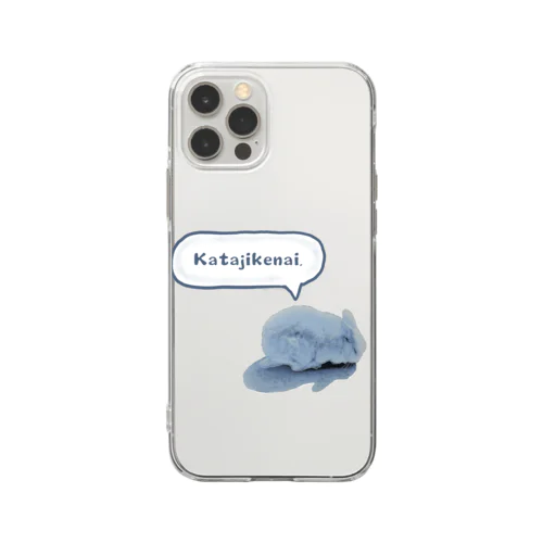 かたじけない Soft Clear Smartphone Case