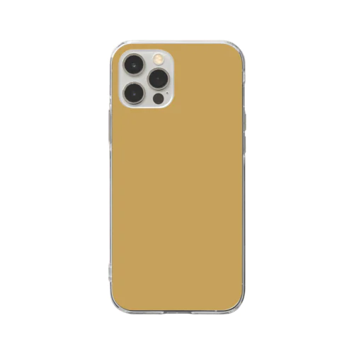 デザートカーキ Soft Clear Smartphone Case