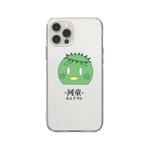 百鬼夜行 -河童- Soft Clear Smartphone Case