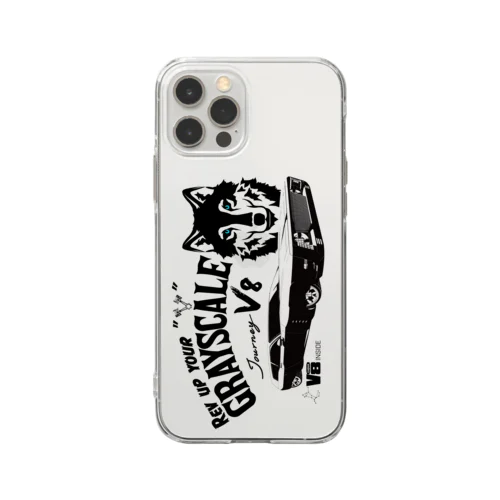 GRAY SCALE Journey V8(Black and white2) Soft Clear Smartphone Case