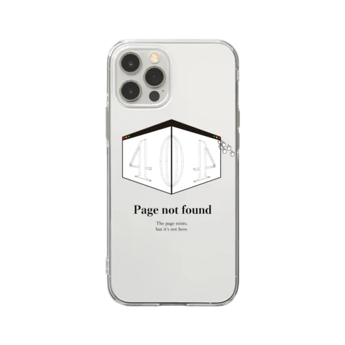 404Page Soft Clear Smartphone Case