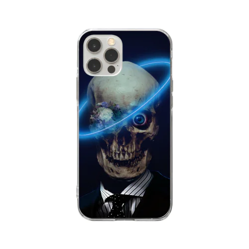 SKULL GENTLEMAN Soft Clear Smartphone Case