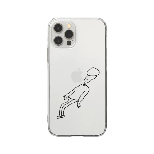 ツカレタマカロニムラ Soft Clear Smartphone Case