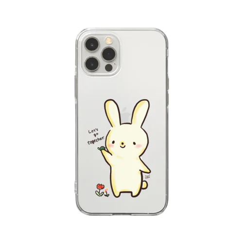 うさぎとかめ。 Soft Clear Smartphone Case