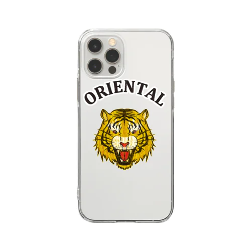 ORIENTAL　TIGER ソフトクリアスマホケース