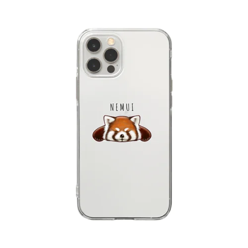 NEMUIレッサーパンダ Soft Clear Smartphone Case